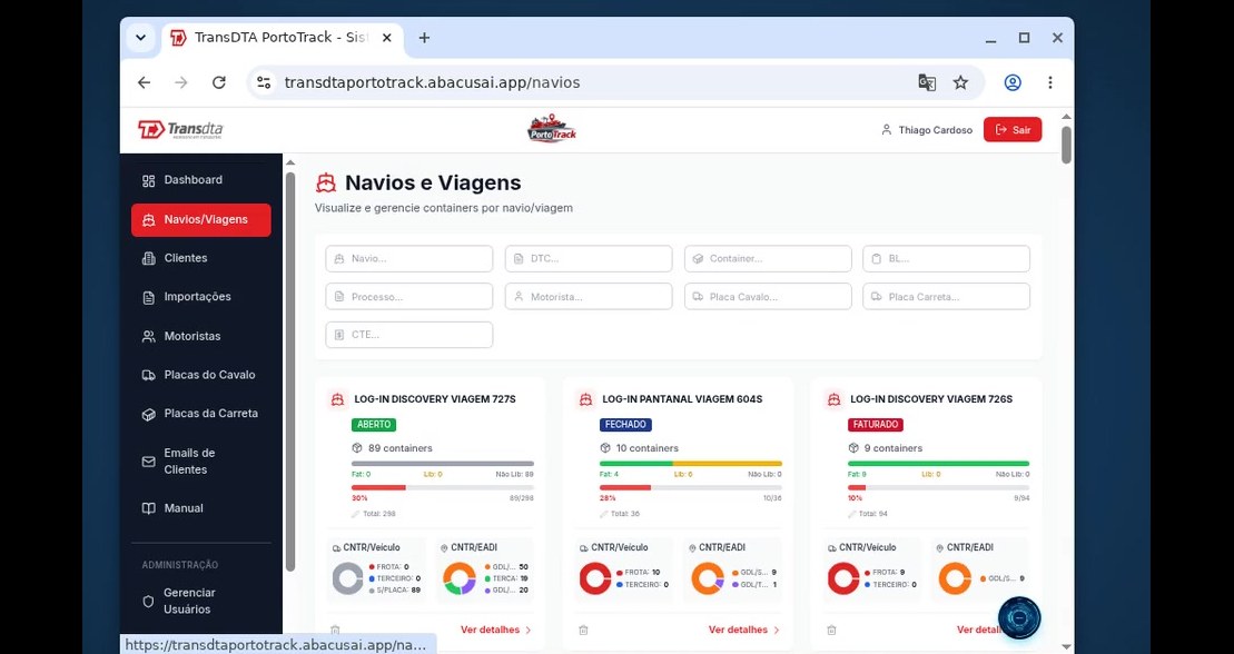 PortoTrack — navios